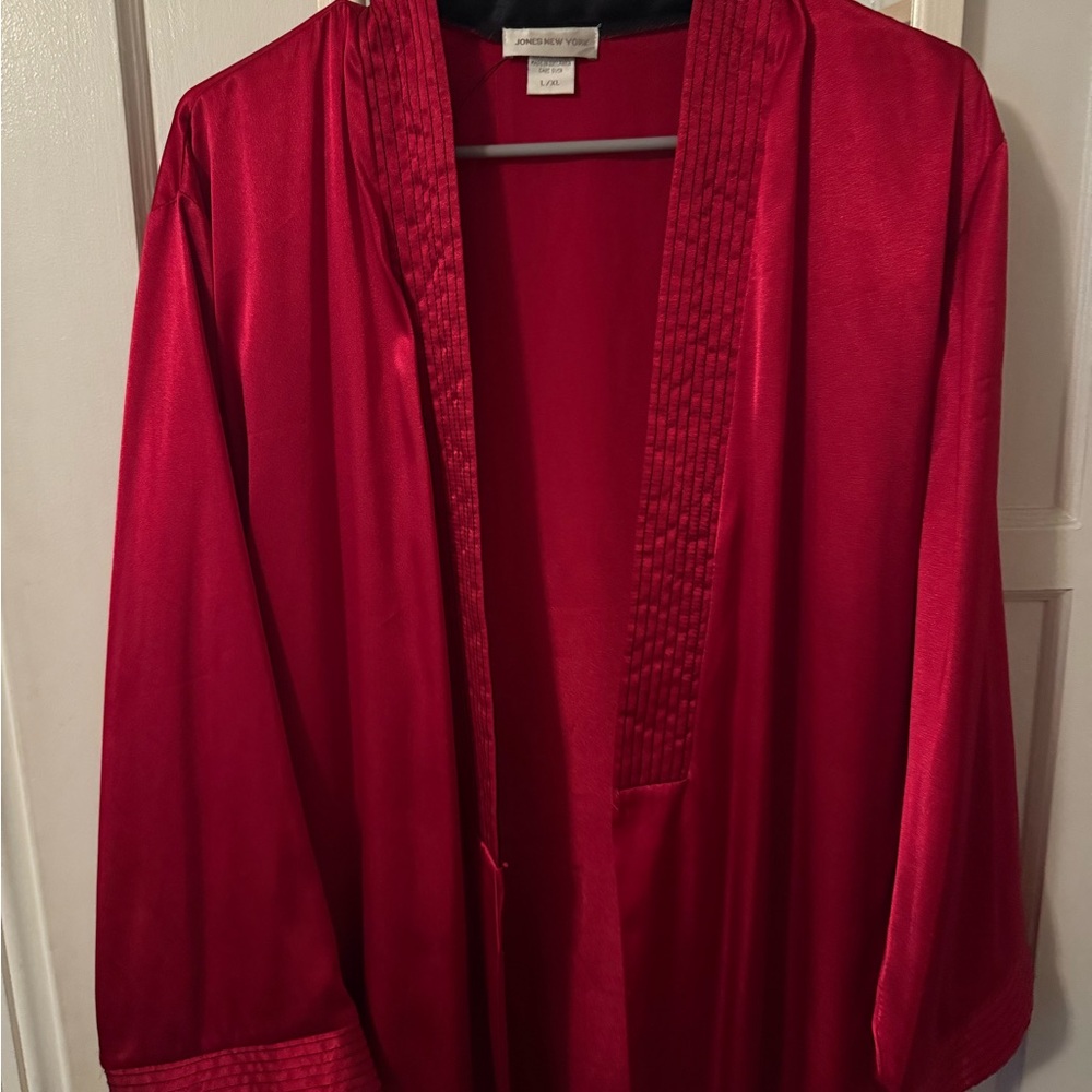 Jones New York Red Robe Intimates - Picture 2 of 5